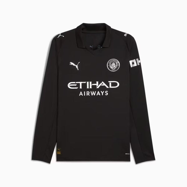Black Manchester City Long-Sleeve T-Shirt