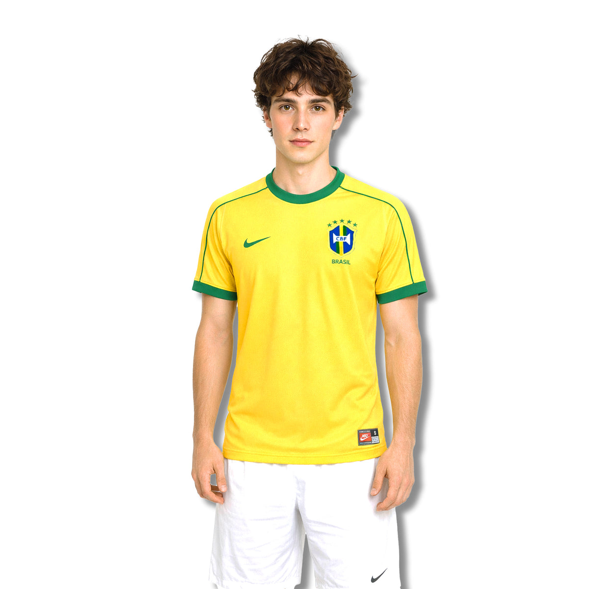 1998 Brazil Home Shirt - Classic Retro Edition