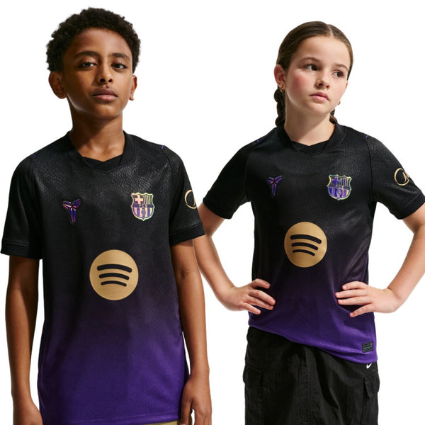 Kids Barcelona away kit jersey & short