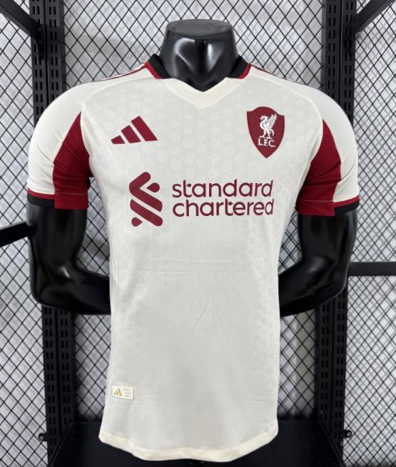 ⚪🔴 Liverpool Away Jersey 25/26 Player |Mirror original
