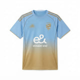 🌊☀ Al Ahly Third Jersey 2025 – اللبني الموج × الأصفر | Mirror Original