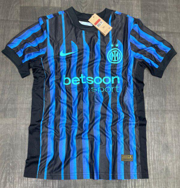 🔵⚫ Home 25/26 – Inter Milan Home Jersey 25/26 | Player | Mirror Original