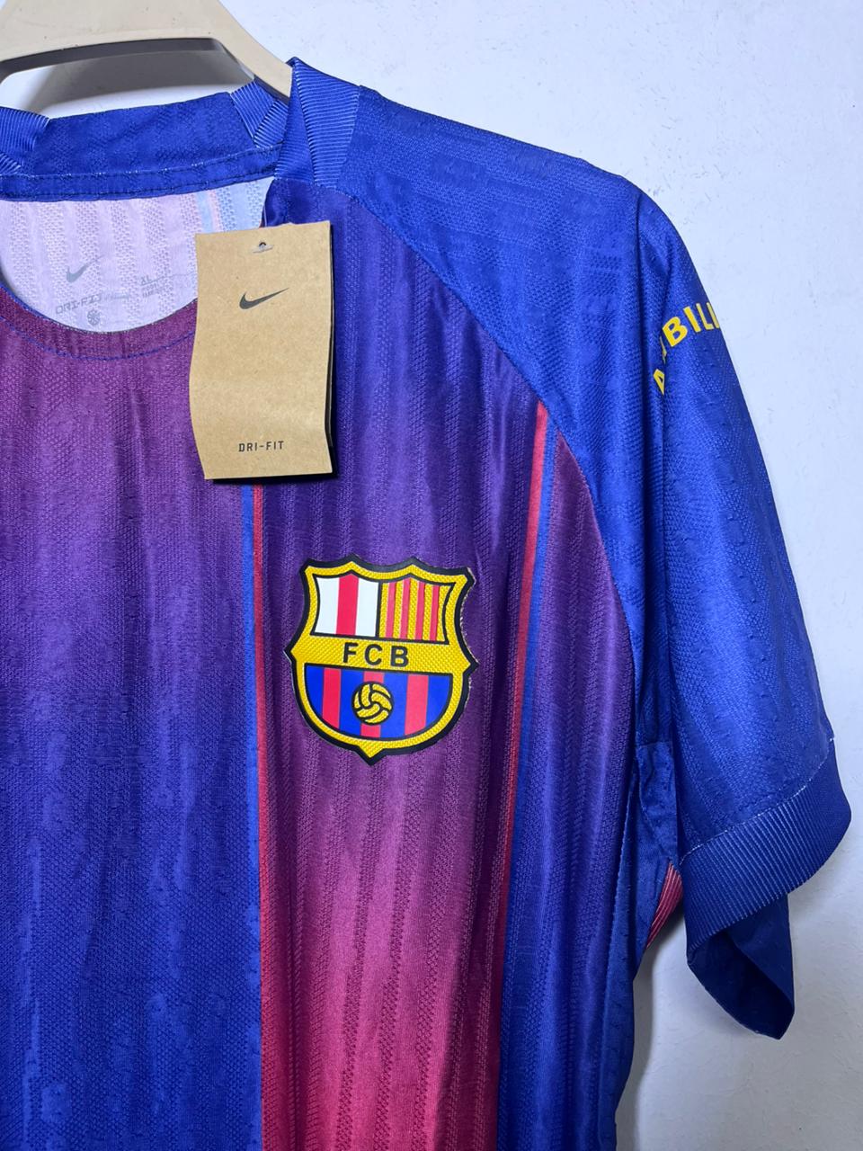 🔵🔴 تيشيرت برشلونة Home 25/26 – FC Barcelona Home Jersey 25/26 | Player | High quality