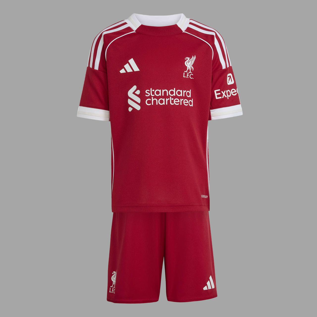 🔴🔴 Liverpool FC Kids Home Kit 25/26 – Mirror Original Quality طقم ليفربول للأطفال موسم 25/26