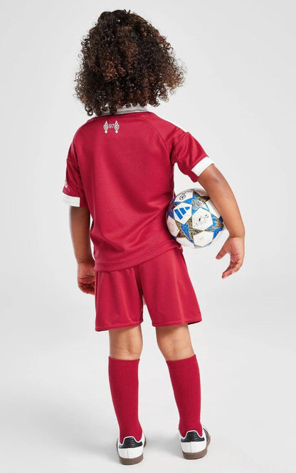 🔴🔴 Liverpool FC Kids Home Kit 25/26 – Mirror Original Quality طقم ليفربول للأطفال موسم 25/26