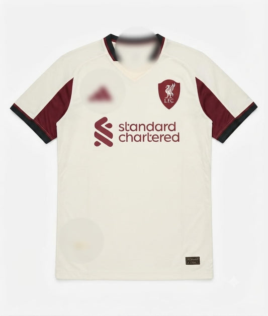 ⚪🔴 Liverpool Away Jersey 25/26  Player |Mirror original
