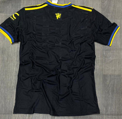 Manchester United 25/26 Third Jersey - Black & Gold