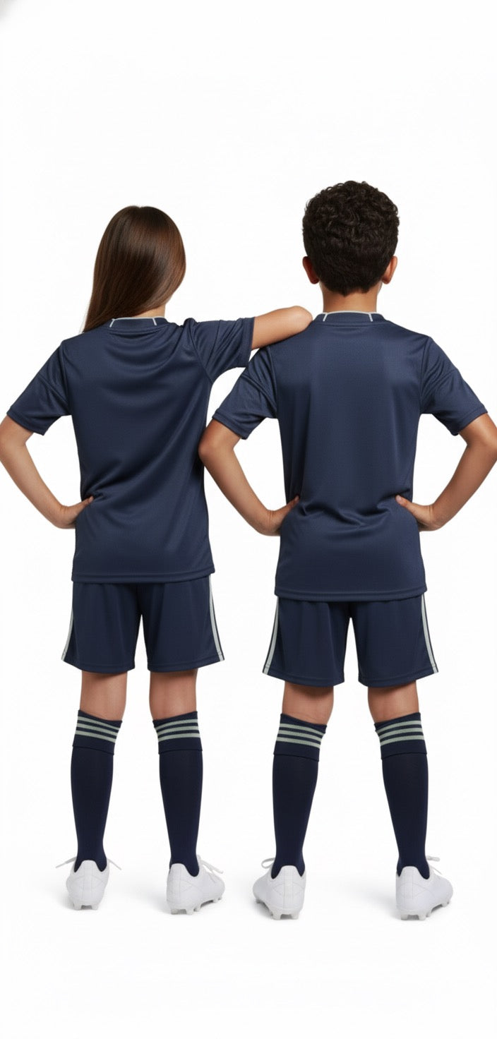 Real Madrid Kids Away Kit 2025/2026 – Stylish Official Design & Premium Quality