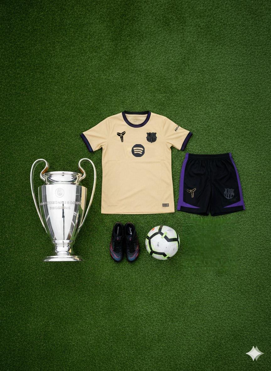 برشلونة – الطقم الثاني (Away) للأطفال