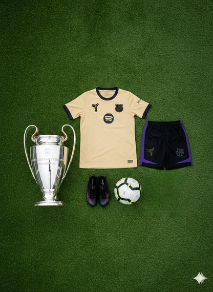 برشلونة – الطقم الثاني (Away) للأطفال