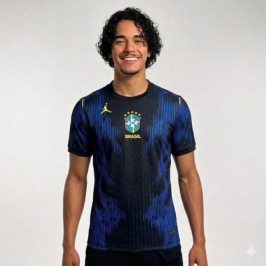 Brazil away jersey Originall logo &Fabric