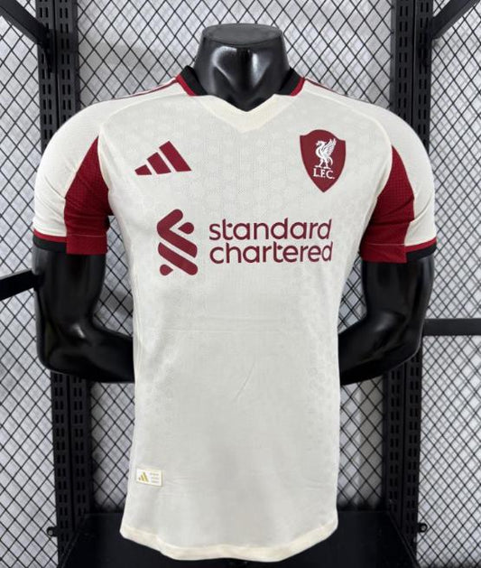 ⚪🔴 Liverpool Away Jersey 25/26  Player |Mirror original