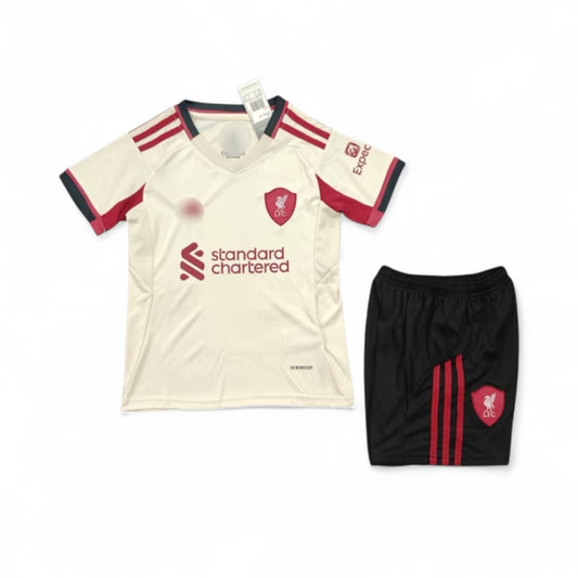 Liverpool Kids Away Kit 2025/2026 – Official Design & Premium Quality