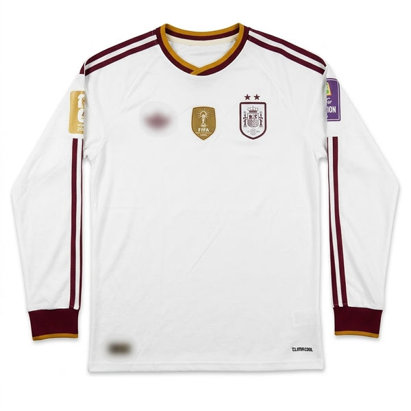 Spain White Long-Sleeve Jersey