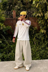 Spain White Long-Sleeve Jersey
