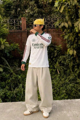 Real Madrid White Long-Sleeve Jersey